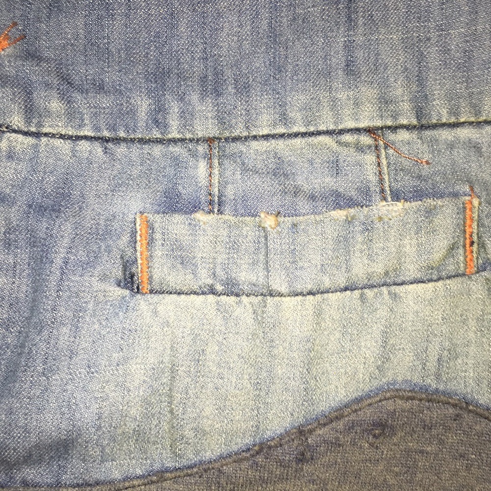 Jean Mini Skirt - Picture 4 of 8